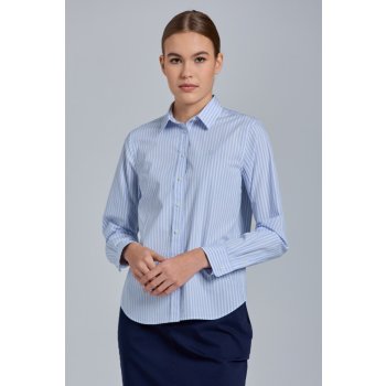 Gant reg Broadcloth striped modrá