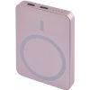 EMOS POWERBANKA WI 522, bezdrôtové nabíjanie 20W, 5.000mAh, LOSOSOVÁ, 1xUSB-C