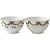 Royal Copenhagen Vianočná porcelánová miska Star Fluted Christmas 300 ml – set 2 ks