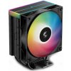DEEPCOOL chladič AG400 ARGB V2 / 120mm fan ARGB / 4x heatpipes / PWM / pro Intel i AMD / černý