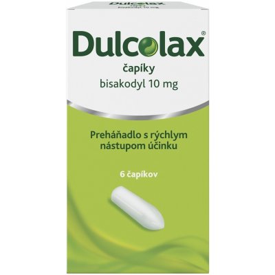 Dulcolax čapíky sup.6 x 10 mg