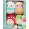 SQUISHMALLOWS Micromallows 4Pack Líška Korytnačka Mliečko Torta