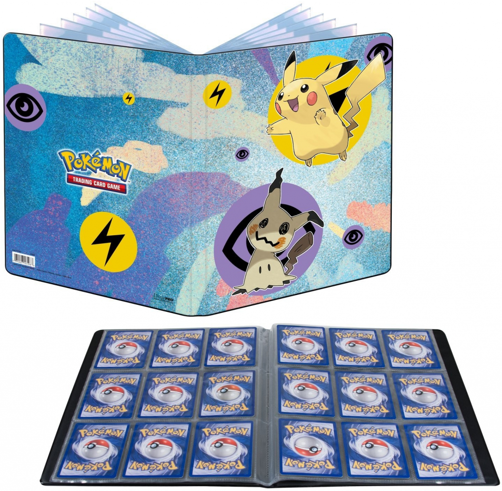 Ultra Pro Pokémon TCG Pikachu & Mimikyu A4 album na 360 kariet