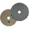 Živicovo- diamantový pad na brúsenie mikrocementu 150mm plast medu - 25, rada pady, Quarelli, 5230 Zrnitosť: 25