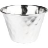 Mini miska na dip z kladivkové nerezové oceli 0,12 l | STALGAST, 546045 inox