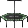 Duvlan trampolína 127 cm zelená s držadlom