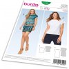 Strih Burda 6540 - Jednoduché tričkové šaty, tričko