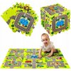 Penové puzzle Podložka Penová Mesto Ulice Cesty 9 El Vzdelávacia Veľká 90x90