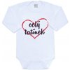 Body s potiskem New Baby celý tatínek
