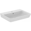 Ideal Standard Connect Air - Umývadlo Cube, 60x46x16 cm, s prepadom, otvor na batériu, biela E029801