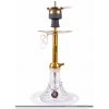 Vodná fajka Amy Deluxe Alu Wonder S Gold-Clear 57cm