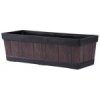 Kvetináč truhlík 46x17x14 cm GDA Woodeff 816, teak, 256803