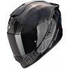 Moto přilba SCORPION EXO-1400 EVO II CARBON AIR REIKA černo/stříbrno/modrá - Velikost S