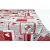 Mondo Italia Obrus na stôl červený patchwork Mondo Italia Červená 120x180 cm