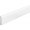 Podlahová lišta Skandor SK001 Pro-Flex plastová biela 2400 x 44 x 10 mm