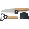 Dětský kuchařský set na krájení klučičí modrý Le Petit Chef Opinel (barva-modrý + přírodní dřevo)