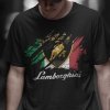 Tričko s potlačou LAMBORGHINI Pánsky Čierna 5XL