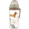 CANPOL 56/510_bro Detská fľaša s hadičkou a závažím 350ml DOGS