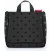 Reisenthel Toiletbag Glossy toaletná taštička dots black