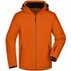 James&Nicholson Pánska zimná bunda JN1054 Dark Orange L