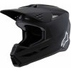 Prilba S-M3 SOLID, ALPINESTARS, detská (čierna mat) 2025 Veľkosť: S