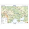 Ukrajina oboustranná nástěnná obecně zeměpisná mapa - Pavel Seemann