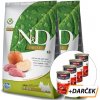 N&D Grain Free Adult Mini Boar & Apple 2 x 7 kg