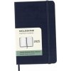 Moleskine A6 týždenný 2025 modrý