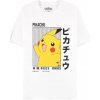 Pokémon - Pikachu Men's Short Sleeved T-shirt (White) Velikost: L, Barva: White