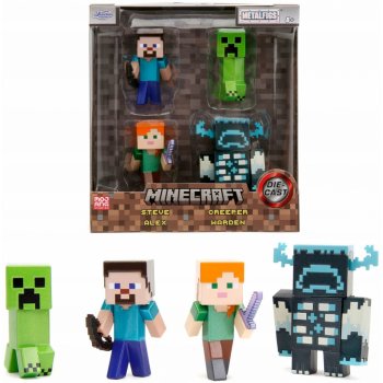 Minecraft 4Pack Jada kovové sada 4 druhov 6 cm