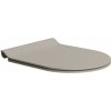 GSI - PURA WC sedátko, SLIM, Soft Close, Quick Release, tortora mat/chróm MS86CSN05