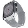 Spigen kryt Metal Fit Pro pre Apple Watch 7/8/9 45mm - Silver ACS04584