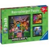 RAVENSBURGER Puzzle Minecraft Biomes 3x49 dielikov