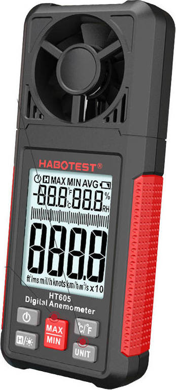 Habotest HT605 Digitálny Anemometer - meranie rýchlosti vetra (HT605)