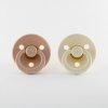 Bibs cumlík prírodný kaučuk 2ks Ivory/Blush 20739