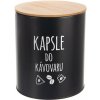 Dóza ORION Black Kapsule do kávovaru 16cm