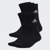 adidas Súprava 6 párov vysokých ponožiek Cushioned IC1316 čierna