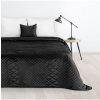 Mondo Italia Zamatový prehoz na posteľ Luiz3 čierny new Čierna 170x210 cm
