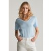 TRIČKO GANT REG SUNFADED SS V-NECK T-SHIRT FRESH BLUE