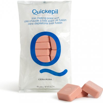 QUICKEPIL VOSK BEZPÁSKOVÝ NA DEPILÁCIU RUŽOVÝ 1 kg