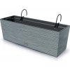 Prosperplast truhlík s hákmi FURU CASE W Betón 58 cm