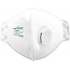 PORTWEST Respirátor P351 FFP3 Dolomit s ventilem, skládací, 20 ks POR-P351WHR Bílá