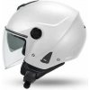 UFO PLAST Otvorená prilba na motorku NIXIE lesklá biela XL