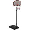 Basketbalový stojan čierny 237-307 cm polyetén-ForU-93653