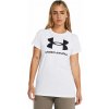 UNDER ARMOUR W SPORTSTYLE LOGO SS, White / Black - S