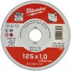 MILWAUKEE Rezný kotúč Contractor SCS 41/125 × 1 mm 200 ks