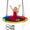Costway hojdačka hniezdo Rainbow s vankúšikom