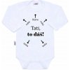 New Baby Body s potlačou Tati to dáš!