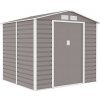 Domček na uskladnenie záhradného náradia Arizona 213x195 cm sivo-biely