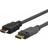 VIVOLINK ProAV DP - HDMI kábel, 4k/UHD, 3m